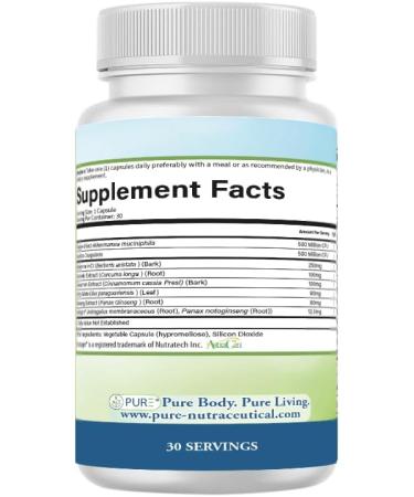 PURE GLP-1 Support Wellness Metabolic Probiotics Akkermansia muciniphila Bacillus coagulans Berberine Turmeric Ginseng 30 Capsules 30-Day Supply - Buy Online on GoSupps.com