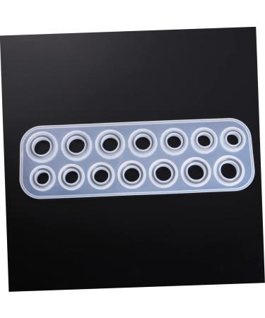 COHEALI Circle Silicone Mold Ring Casting Jewelry Resin Ring Silicone Jewelry Mold Suite Silicone Ring Round 25X8.3cm As Shown - Buy Online on GoSupps.com