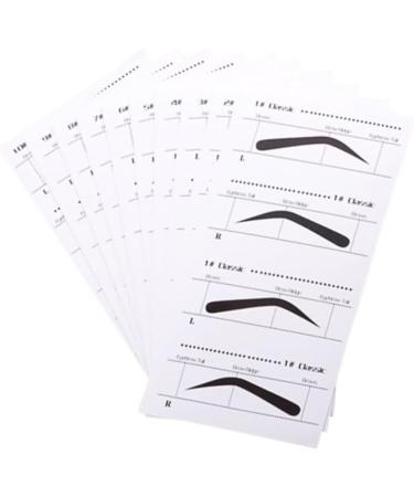 Angoily Eyebrow Card 30 Pcs Eyebrow Stencil Template Eyebrow Shaping Kit Eyebrowhack Eyebrow Templates Mold Suite Unibrow mediumx3pcs As Shownx3pcs - Buy Online on GoSupps.com