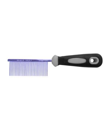 Resco Professional antistatic comb for dogs and cats for fur care steel pencils fine tooth spacing Candy Blue Fine Candy Blue