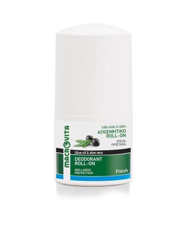 MACROVITA DEODORANT ROLL-ON “FRESH” OLIVE OIL & ALOE VERA 50 ML.