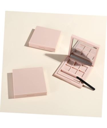 FOMIYES 2pcs Highlighters Empty Eyeshadow Palette Empty Eye Shadow Pallet Cosmetic Compact Travel Lip Balm 1 count (Pack of 1) Pink - Buy Online on GoSupps.com