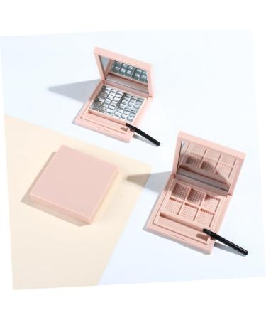 TOVINANNA 2pcs Empty Eyeshadow Palette Empty Eyeshadow Dish Makeup Pallet Eye Shadow Case Compact Make up Pink 1 count (Pack of 1) Pink - Buy Online on GoSupps.com