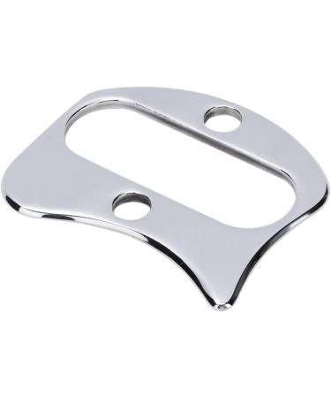 Verdant Touch Stainless Steel Gua Sha Massage Plate - Pain Relief Scraping Tool for Body Therapy - Buy Online on GoSupps.com
