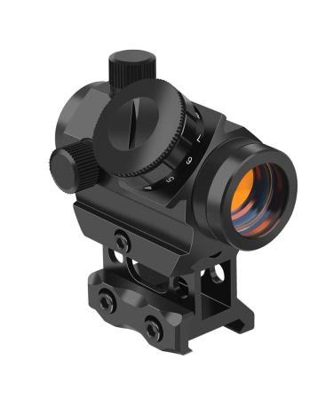 Feyachi RDS-25 Red Dot Sight 4 MOA Micro Red Dot Gun Sight Rifle Scope with 1 inch Riser Mount