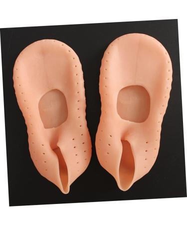 Amosfun 2 Pairs Gel Moisturizing Sleeves Heel Room Socks Height Increase Socks Silicone Moisturizing Socks Lotion Socks Plantar Inserts Lightweight Socks Foot Women's Beach Socks - Buy Online on GoSupps.com