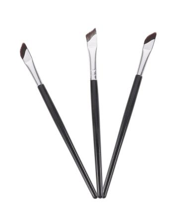 Hemoton 3pcs Set Under Eye Concealer Brush Eyebrows Brush Eyebrow Brush Concealer Brush under Eye Angled Makeup Brush Eyeshadow Brush Angled Concealer Brush Precision Concealer Brush
