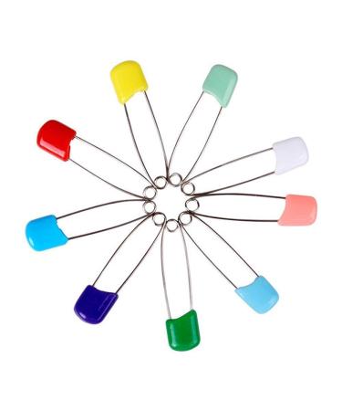 SaPeal Safety Pins 2inch Cloth Diaper Pins, Pack of 144