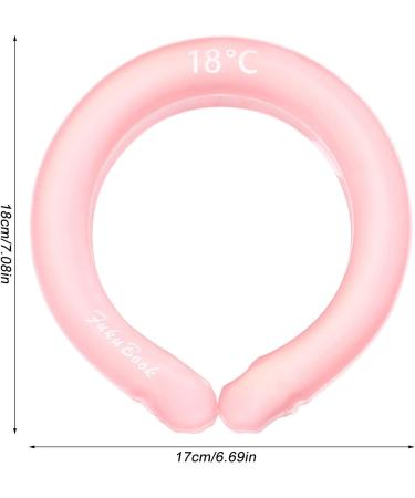 Reusable Neck-Cooling Wrap Neck Reusable Gel Ice Pack Wearable Cooling Neck Wraps Reusable Neck Cooler for Relief Hot Flashes and Fever Portable Neck-Cooling Tube Neck Cooler for Outdoor Sports Pink - Buy Online on GoSupps.com