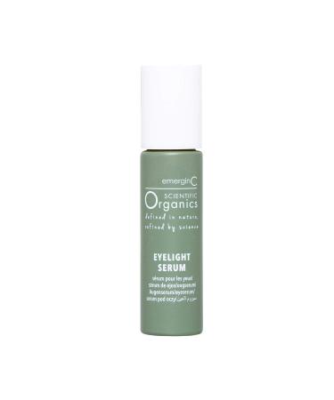 emerginC Scientific Organics Eyelight Serum - Roll On Eye Serum with Plant Stem Cells + Hyaluronic Acid to Combat The Appearance of Dark Circles + Puffiness (0.34 oz  10 ml)