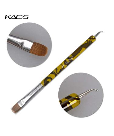 KADS Kolinsky Sable Acrylic French Manicure Brush | 2 Way Professional Nail Art Tool - Buy Online on GoSupps.com