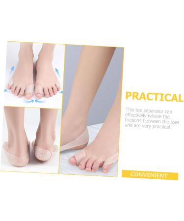 Healvian Big Toe Splitter Elasto Gel - 4pcs | Bunion Toe Separator & Foot Care Tools for Men and Women - Buy Online on GoSupps.com