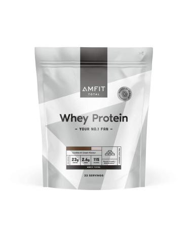 Amazon Brand - Amfit Nutrition Whey Protein Powder Vanilla Flavour 75 Servings 2.27 kg (Pack of 1)