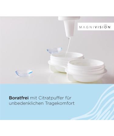 Buy Magnivision Premium 360ml All-in-One Solution for Soft Contact Lenses | Borate-Free Made in Europe - International Shipping Available! - Buy Online on GoSupps.com