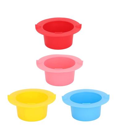 Silicone Wax Bowls - Set of 4 Heat Resistant Melting Bowls | Reusable for Easy Waxing | Ideal Replacement - Buy Online on GoSupps.com