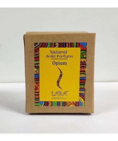 ANANYA FASHION & CRAFTS HUB Opium Natural Solid Perfume Beeswax Long Lasting Body Fragrance Balm Solid State Eau De Perfum in Wooden Jar 6 gm - Buy Online on GoSupps.com