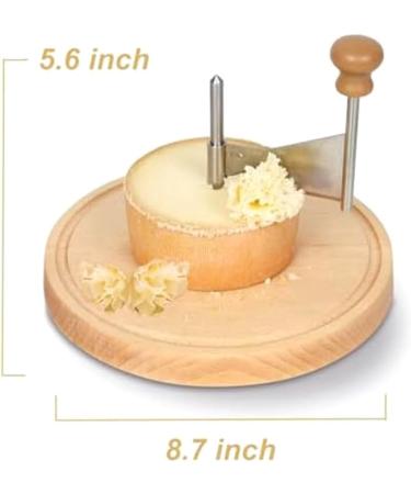 Rordigo Stainless Steel Cheese Wrapper & Shaver | Perfect for De Moine Cheese & Chocolate | Multifunctional & Rustproof - International Shipping Available - Buy Online on GoSupps.com