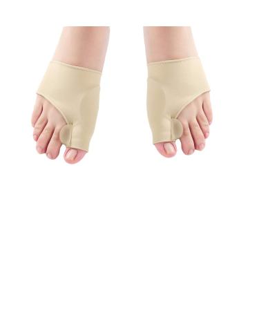 BESPORTBLE 2 Pairs Thumb Protector Hallux Separator Bunion Straightener Ease Foot Socks Thumb Bunions Protector