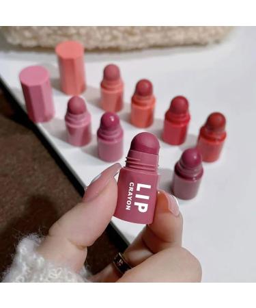 Mini Lipstick Set - 8 Matte Colors | Long-Lasting Waterproof Velvet Finish Lip Gloss Kit - Perfect for International Shipping - Buy Online on GoSupps.com