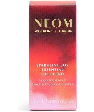 NEOM Sparkling Joy Essential Oil Blend I Ginger Lime & Vetiver I 100% Natural Fragrance I Pure Essential Oils I Invigorating - Buy Online on GoSupps.com