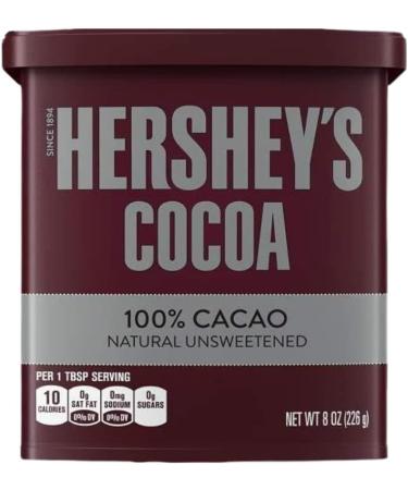 Hershey's 100% Cocoa Natural Unsweetened 8oz. | Perfect for baking and beverage-making | 226g x 2 Packs - Buy Online on GoSupps.com