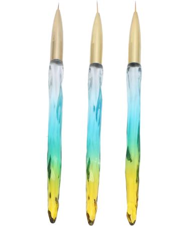 Ultra Fine Nail Art Brushes Set Nail Painting Pen Comfortable Handle Multi Purpose DIY Nail Art Tools Brushes Included Nail Pen for UV Gel Nail Extensions Nail Painting - Buy Online on GoSupps.com