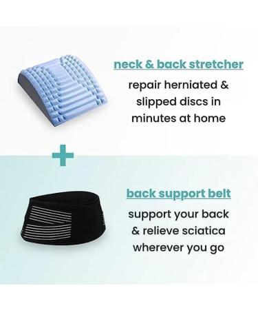 New Adjustable Neck & Back Extensor for Pain Relief | Multi-Level Support for Herniated Disc Sciatica Scoliosis | Back Support Belt X1 - Shop Internationally! - Buy Online on GoSupps.com