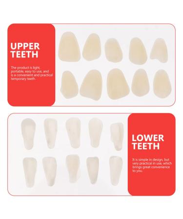 Healifty Dental Temporary Crown Veneers - 200pcs Tooth Filling Thermal Beads Kit for Missing/Broken Tooth Repair - Fake Teeth Replacement in White - Buy Online on GoSupps.com