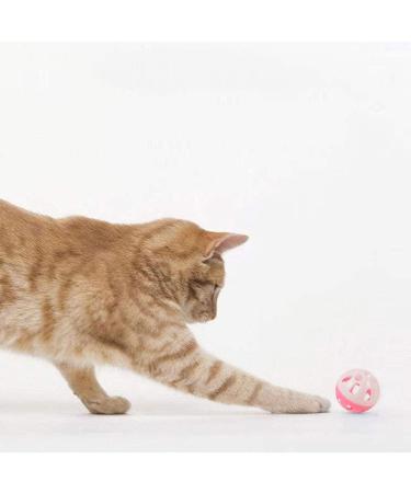 Voviggol 12-Pack Jingle Balls Cat Toys with Bells - Colorful Pet Toys for Kittens & Cats - Fun Pounce & Chase Playtime - Buy Online on GoSupps.com