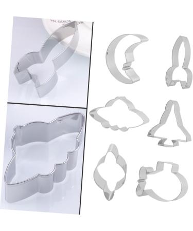 MAGICLULU Cookie Cutters 6 Pcs Fondant Cookies Mold Stainless Steel Cake Cookie Mold M Silver - Buy Online on GoSupps.com