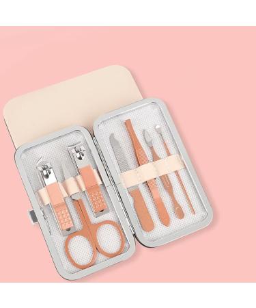 ZSLBMD Rose Gold 7-Piece Nail Tools Set Full Manicure Nail Clippers Nail Clippers Multi-Purpose Nail Clippers Set 11*7cm Roze - Buy Online on GoSupps.com