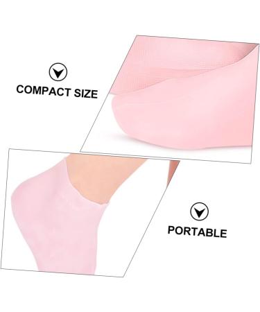 DOITOOL 3pairs Moisturizing Socks Skin-Friendly Care Socks Protective Moisturizing Sock Silicone Socks for Women Anti-Cracking Foot Covers Spa Socks Elastic Sebs Nursing Cover Girl Child 23x9.5cm - Buy Online on GoSupps.com
