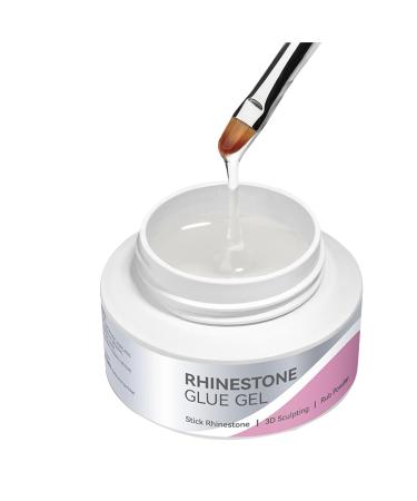 Rhinestone Glue Strong and Durable Adhesive 30g Gem Glue for Nail Decoration for Fabric Sculpture Design Jewelry Making for Women and Girls Home Indoor and Outdoor Use Parties Christmas Birthdays