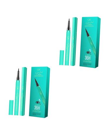FOMIYES 2 Pcs Waterproof Eyeliner Pencil Women Eyeliner Eyeline Pencil Liquid Eyeliner Ink Simple 1 count (Pack of 1) As Shownx2pcs