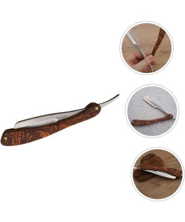 FRCOLOR 4 Pieces Beard Razor Blades - Premium Barber Razor Folding Knife Set for Men | Stainless Steel Hairdressing Tools for Daily Use - Buy Online on GoSupps.com