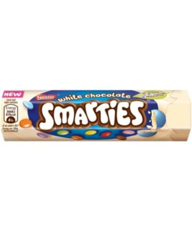Confetti Chocolats Smarties White Chocolat Blanc Tube 34 g - Buy Online on GoSupps.com