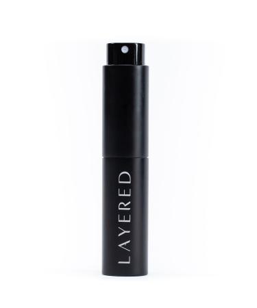 Layered Fragrance Glaze Travel Spray Extrait de Parfum Sweet Gourmand Scent with Caramel Vanilla Blood Orange and Musk 10ml / 0.34oz