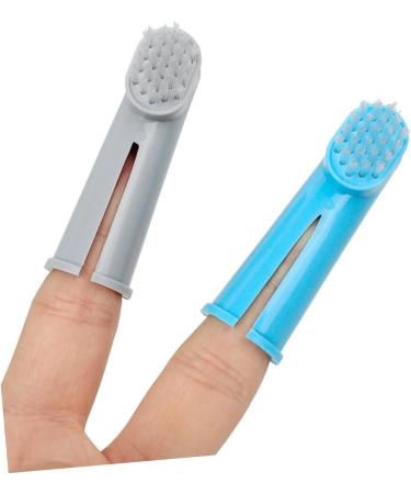 Balacoo 4 sets 3pcs Toothbrush Dog Pets Pet Finger Puppy for Small Brush Cats Toothpaste Tooth Cleaning - Buy Online on GoSupps.com