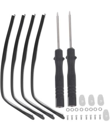 Universal Glasses Accessories Kit - Healeeved 8 Sets Replacement Brackets Screwdriver Metal Legs & Arms - Black Frame for Men & Women - Buy Online on GoSupps.com