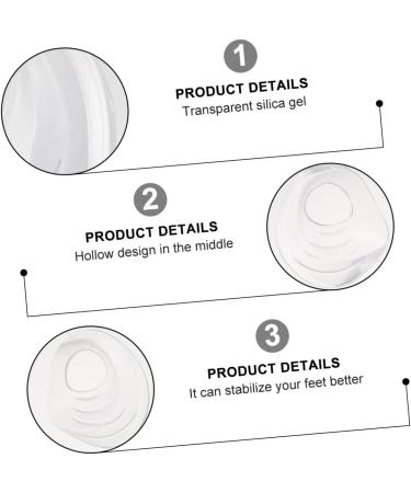 GLEAVI Gel Heel Pads & Arch Support Insoles for Men & Women - 6 Pairs Silicone Cushions for Work Boots & Comfort - Buy Online on GoSupps.com