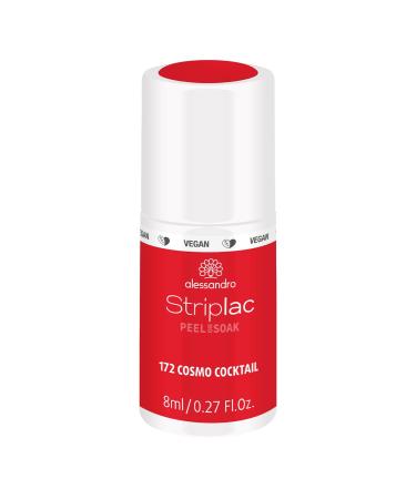 Alessandro Striplac UV nail polish cosmo cocktail-gentle and long-lasting-easy distance thanks to peel-off technology-vegan and animal test-free-8 ml