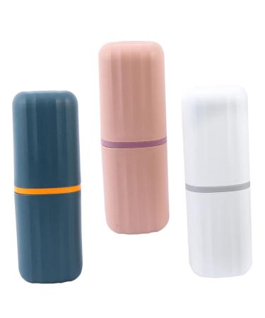 Beavorty 3er box travel raccaster travel toothbrush case bathroom rash accessories travel accessories toothbrushes Storage cup travel toothbrush case toothbrushes Storage case