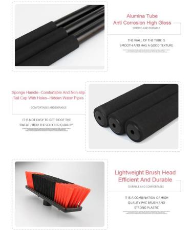 Outdoor Window Cleaning Pole/Water Fed Telesbrush/Extendable Cleaner Conservatory Roof Suitable for Photovoltaic Panel Cleaningtrucks Windows Telesrod/3.6 M/11.8 Ft/6.0 M/19 6.0 M/19.7 Ft - Buy Online on GoSupps.com