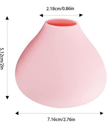 Makeup Brush Silicone Protector | Reusable Dust-Proof Protector Caps for Foundation Brush - Makeup Brush Protector Guards Caps for Wife or Girlfriend Shuying Pink - Buy Online on GoSupps.com