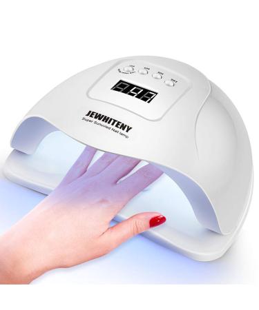 Gel UV LED Nail Lamp, Nail Dryer 80W Gel Nail Polish UV Nail Light manciure/Pedicure Sun Light Curing Lamp with 4 Timers Professional Nail Art Tools 1 Count (Pack of 1)