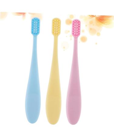 Homsfou Infant & Children's Soft Manual Toothbrush Set - Brightening Travel Brushes in Earth Colors - Buy Online on GoSupps.com