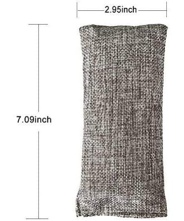 12-Pack 150g Mini Bamboo Charcoal Bags for Shoe Deodorizing and Odor Elimination - Natural Air Purifying Bags - Buy Online on GoSupps.com