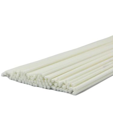 50pcs Fiber Reed Diffuser Sticks for DIY Essential Oil Aroma Diffuser Sets (30cm*4mm White) 30cm*4mm White