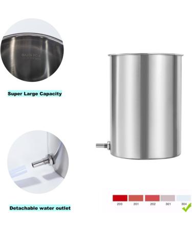 Buy Reusable Enema Kit | 304 Stainless Steel Bucket 2L Capacity & Silicone Hoses for Effective Colon Cleansing - Men & Women - Buy Online on GoSupps.com