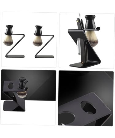 Ipetboom Razor Holder Rack Stand for Men - Premium Shaving Brush & Razor Storage Organizer - Acrylic Display for Shaving Accessories - Buy Online on GoSupps.com